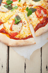 Image showing Italian pizza Margherita