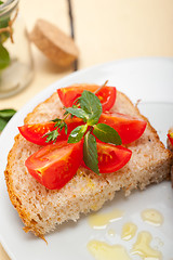 Image showing Italian tomato bruschetta