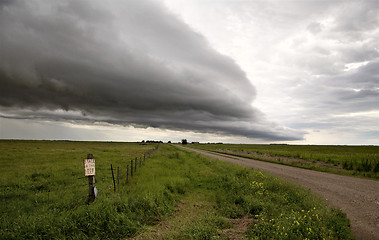 Image showing Storm Clouds Saskatchewan