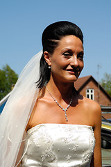 Image showing Bride in white dress