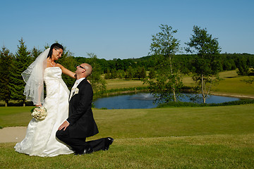 Image showing Wedding couple - Bride and groom