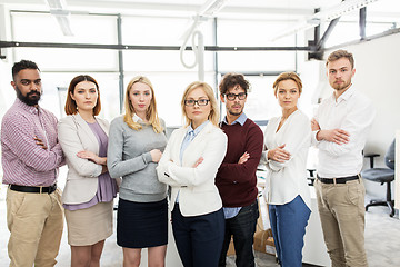 Image showing happy business team in office