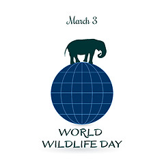 Image showing World Wildlife Day, March 3.