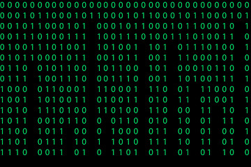 Image showing Seamless pattern with binary code