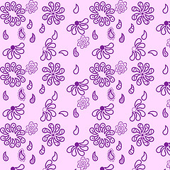 Image showing Tiny flowers pattern