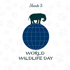 Image showing World Wildlife Day, March 3.