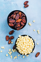 Image showing cocoa butter and beans