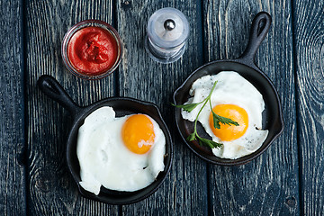 Image showing fried eggs