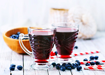 Image showing blueberry juice