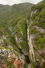 Image showing View from Gordon Dam, Tasmania