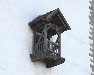 Image showing privy on the fortress wall