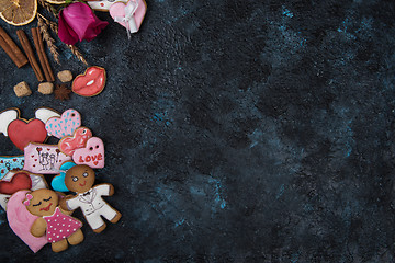 Image showing Gingerbreads for Valentines Day