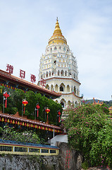 Image showing Buddhist temple Kek Lok Si in Penang