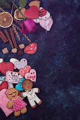 Image showing Gingerbreads for Valentines Day