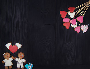 Image showing Gingerbreads for Valentines Day