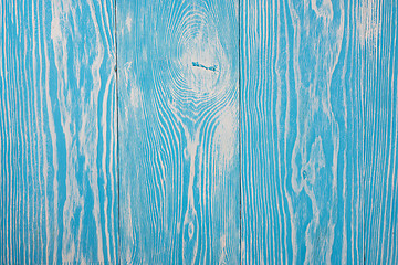 Image showing blue wooden background