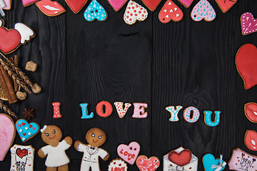 Image showing Gingerbreads for Valentines Day