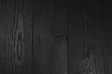 Image showing black wooden background