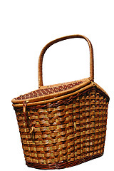 Image showing The basket for picnic.