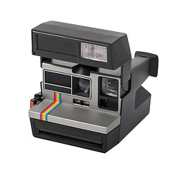 Image showing Retro instant camera