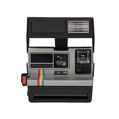 Image showing Retro instant camera