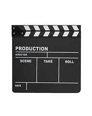 Image showing Clapperboard isolated