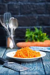Image showing carrot on plate
