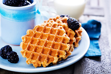 Image showing waffles