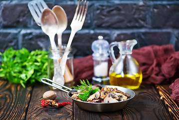 Image showing fried mushrooms