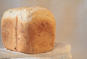 Image showing loaf of fresh wheat bread