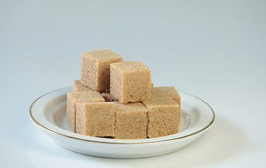 Image showing  Pieces of cane sugar