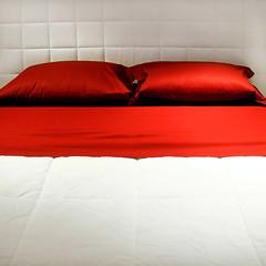 Image showing Red pillows