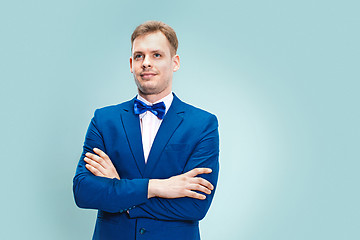 Image showing Portrait of handsome and elegant business man