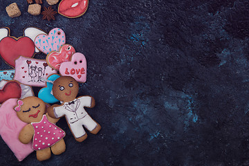 Image showing Gingerbreads for Valentines Day