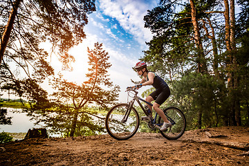 Image showing Women on bike