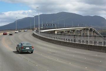 Image showing Traffic on Tasman Bridge, Hobart