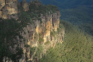Image showing The Three Sisters in the Blue mountains