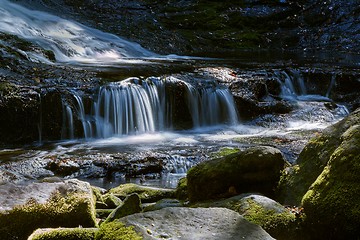 Image showing Waterfall in the forest