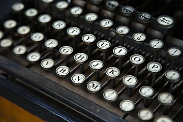 Image showing Old Classic Typewriter