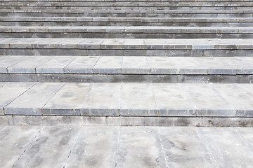 Image showing wide concrete steps