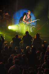 Image showing Dnipropetrovsk, Ukraine October 31, 2012: Matthias Jabs from Scorpions rock band