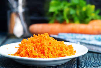 Image showing carrot on plate