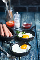 Image showing fried eggs