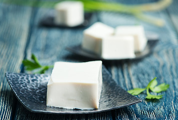 Image showing tofu cheese