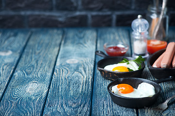 Image showing fried eggs