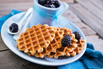 Image showing waffles