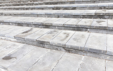 Image showing wide stone steps