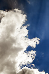 Image showing blue sky with clouds