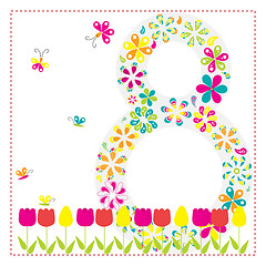 Image showing March 8. Greeting card for your design