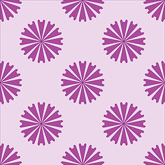 Image showing Seamless pattern with flowers